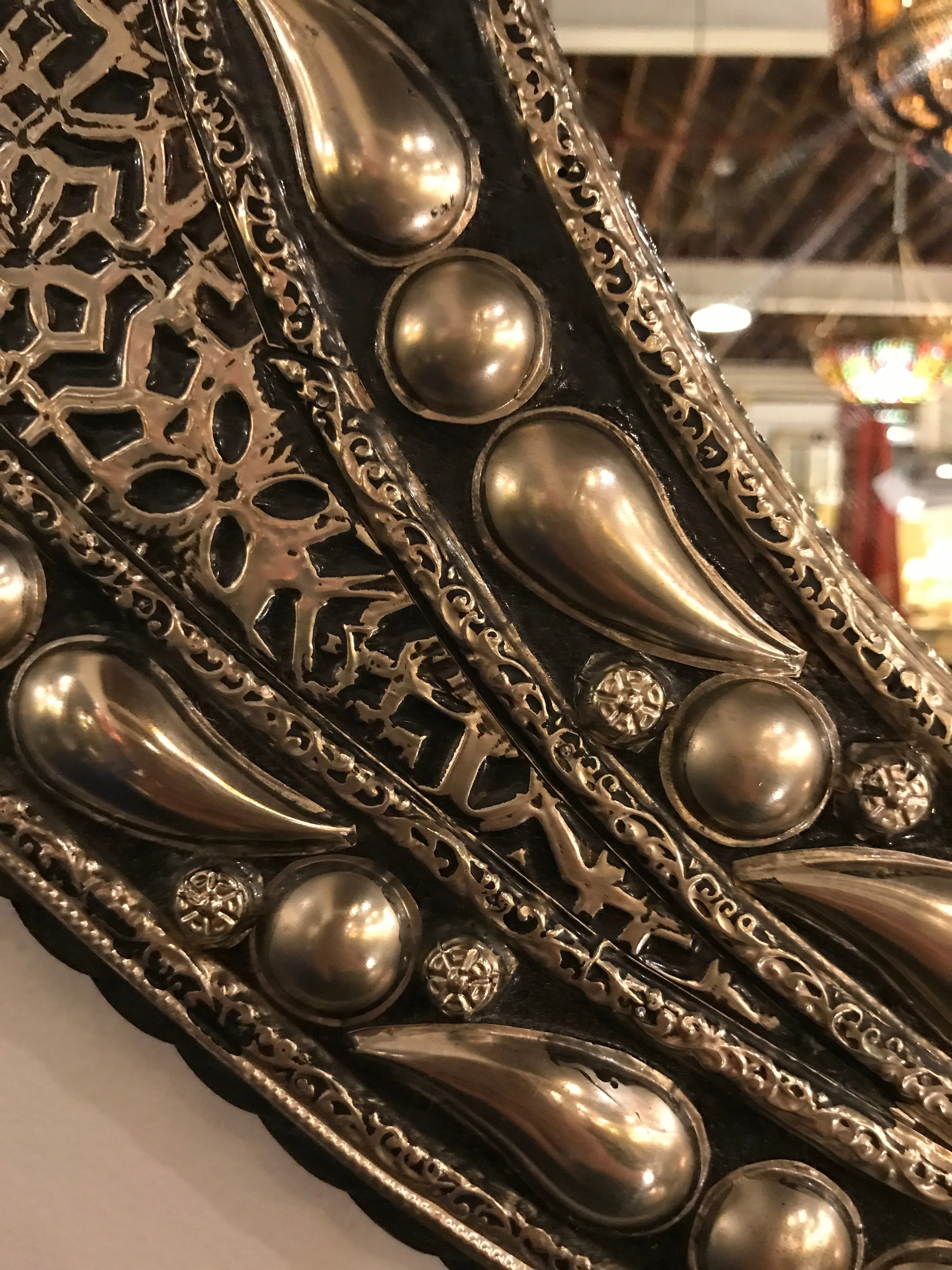 Art Deco Style Wall Mirror in Eye Ball Form