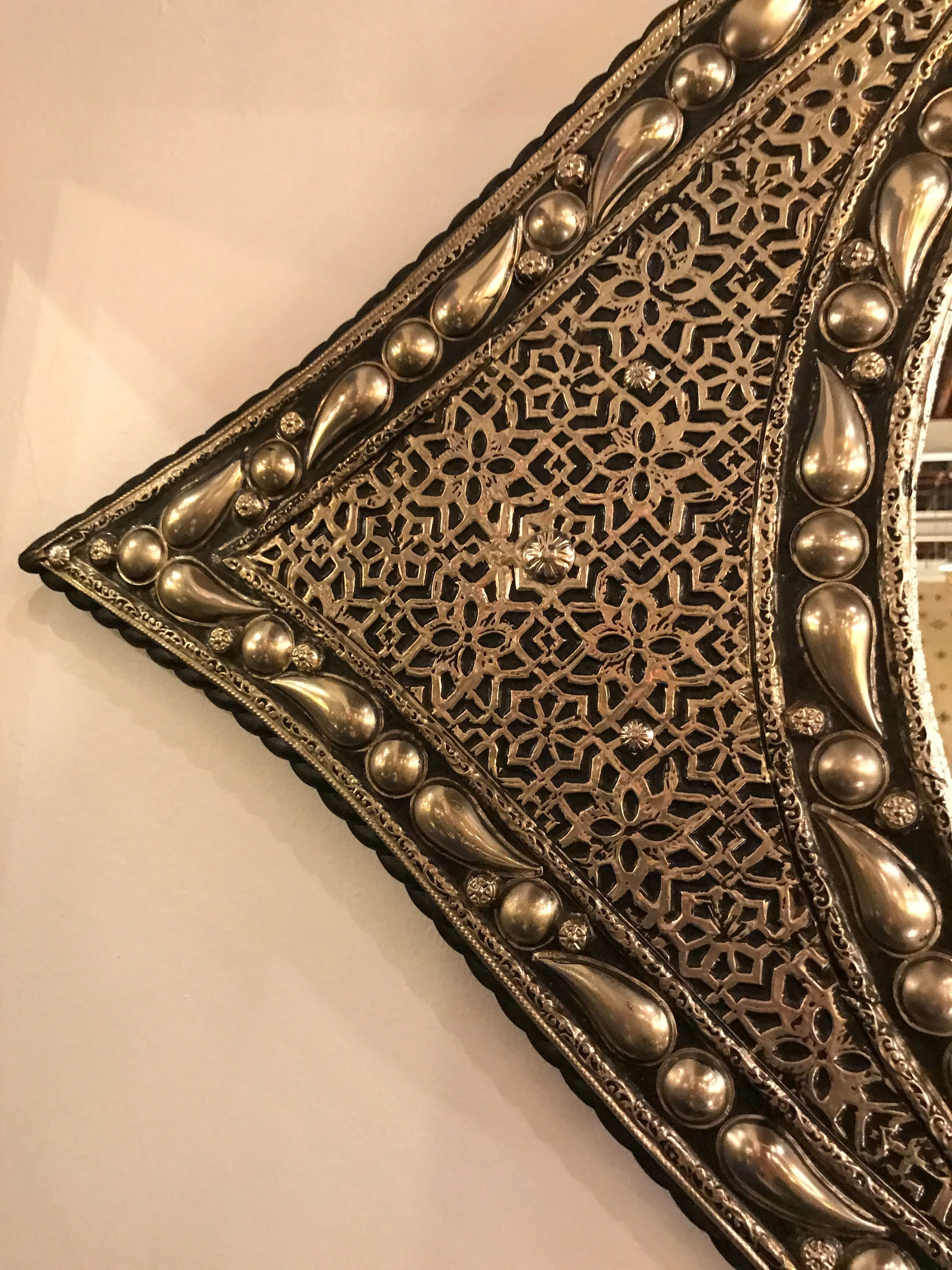 Art Deco Style Wall Mirror in Eye Ball Form