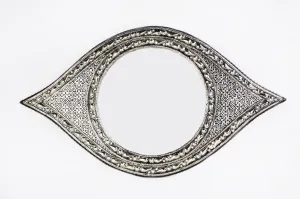 Art Deco Style Wall Mirror in Eye Ball Form