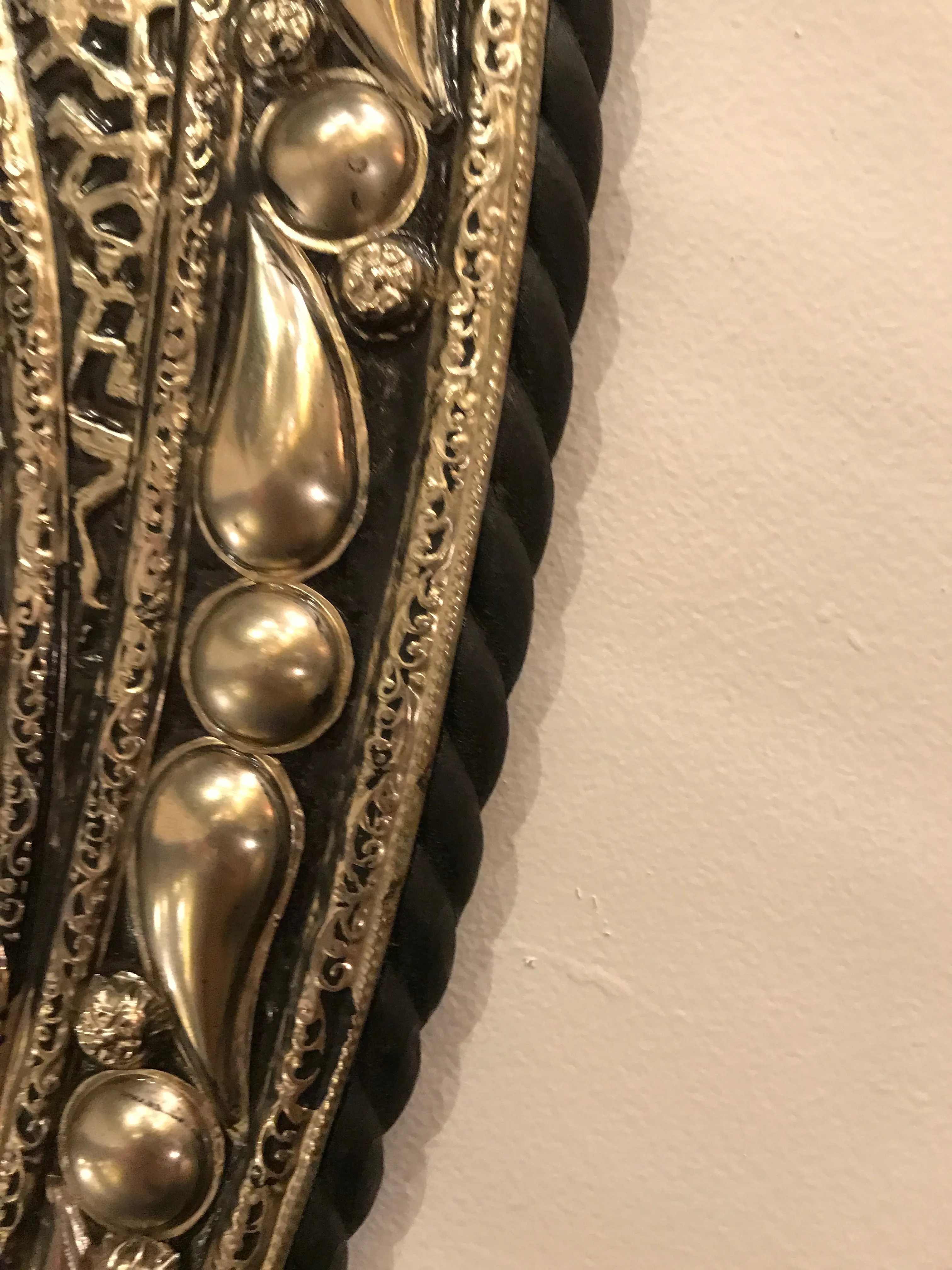 Art Deco Style Wall Mirror in Eye Ball Form