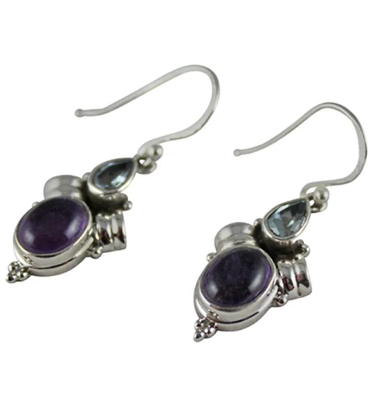 Artisan crafted Amethyst Earrings