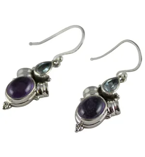Artisan crafted Amethyst Earrings