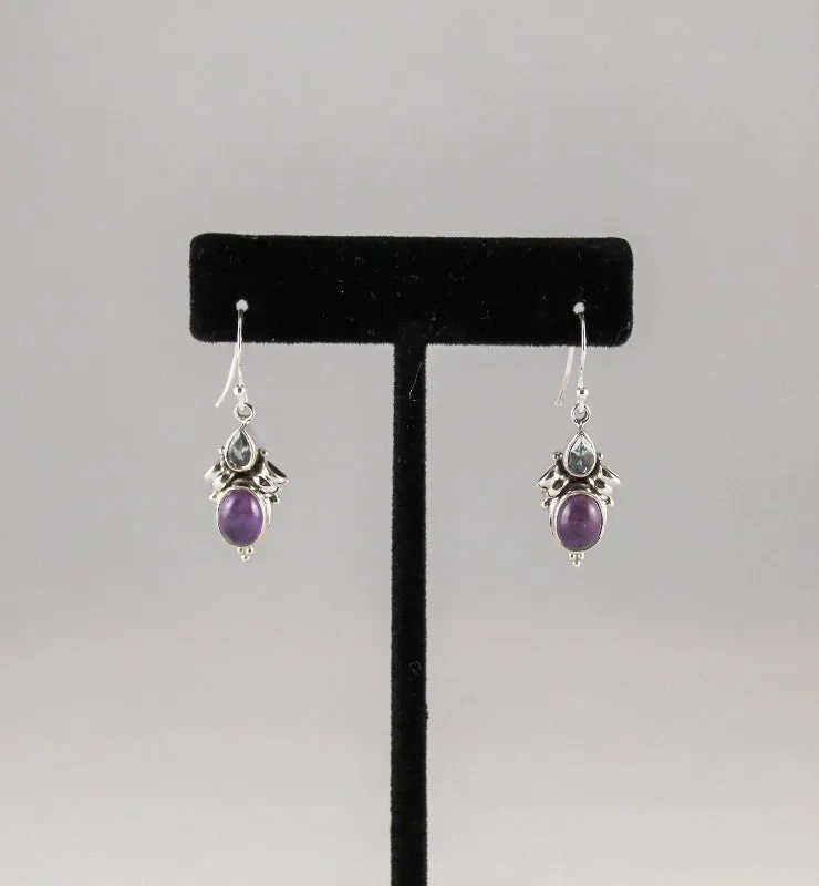 Artisan crafted Amethyst Earrings