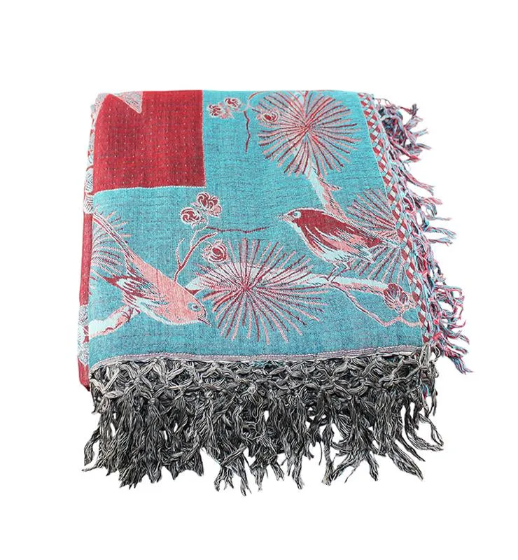 Artisan Crafted Silk Throw - Maroon
