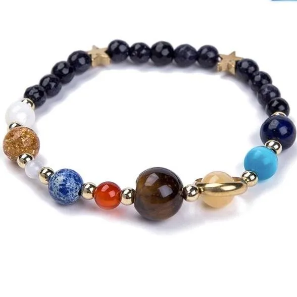 Artisan Crafted Solar System Bracelet