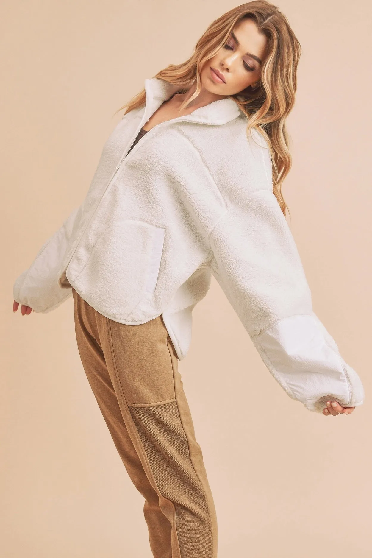Ashby Zip-Up - White