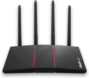 ASUS RT-AX55 (AX1800) Dual Band Smart WiFi 6 Extendable Router