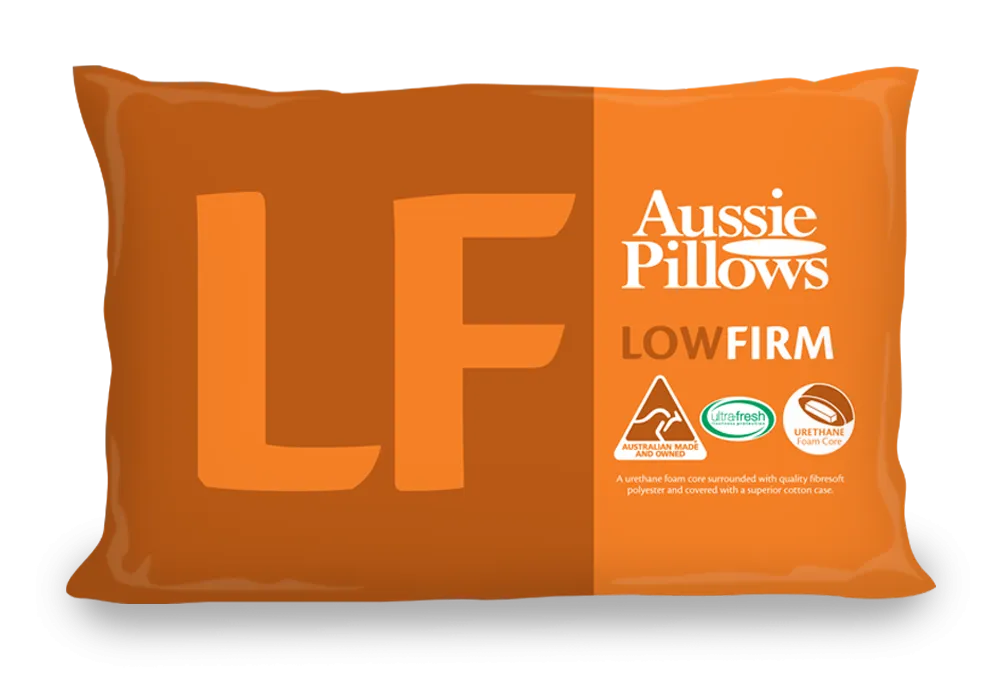 Aussie Pillows - Standard Pillow - Low & Firm