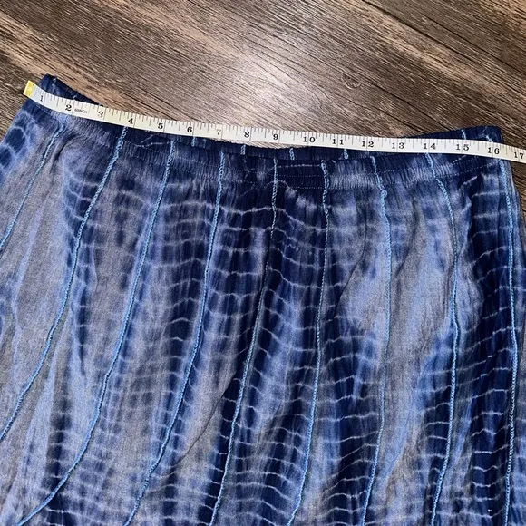 Avenue Blue Tye Dye Cotton Maxi Skirt size 14/16