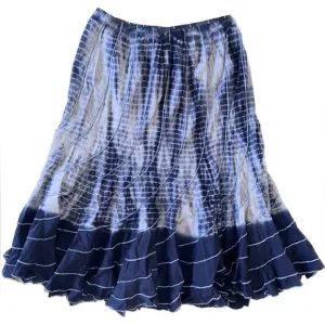 Avenue Blue Tye Dye Cotton Maxi Skirt size 14/16