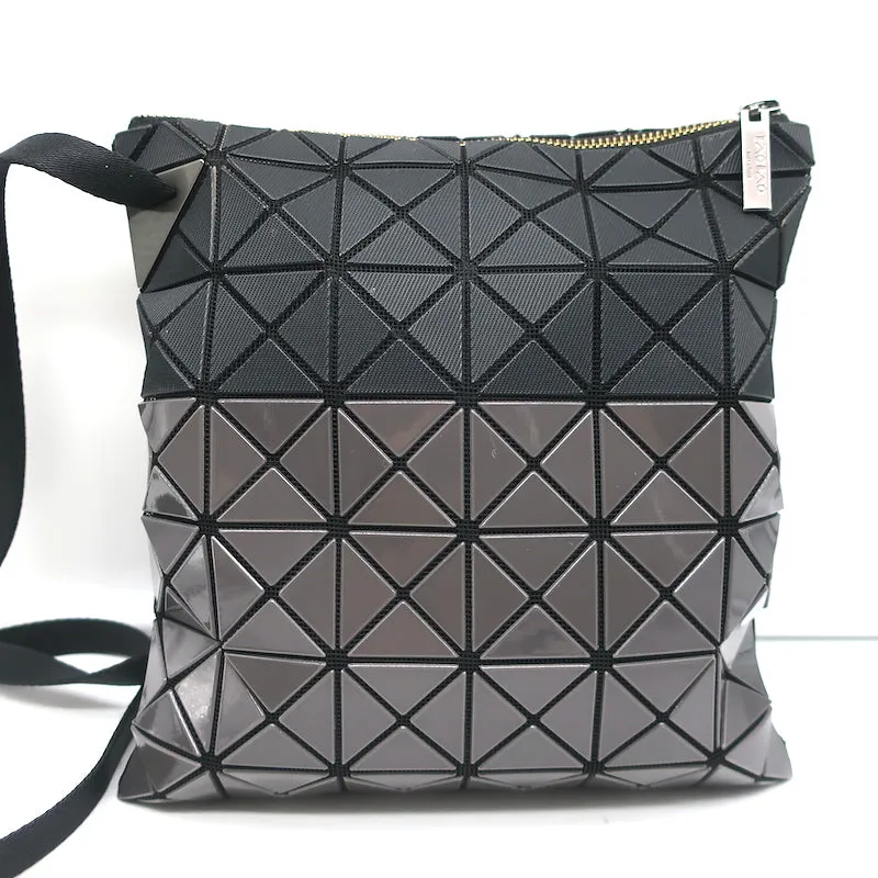 Bao Bao Issey Miyake Prism Two-Tone Crossbody Bag Gray/Black