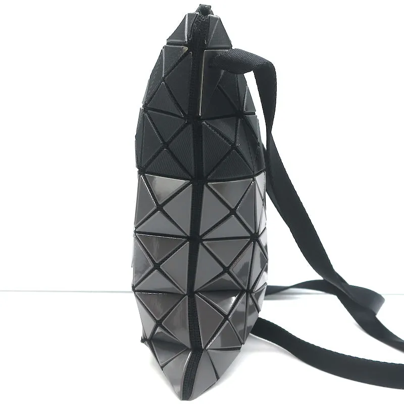 Bao Bao Issey Miyake Prism Two-Tone Crossbody Bag Gray/Black