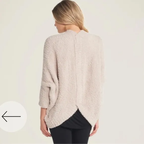 Barefoot Dreams Shrug Size Large/XL Natural Color Cozy Warm Soft Cozy Chic