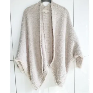 Barefoot Dreams Shrug Size Large/XL Natural Color Cozy Warm Soft Cozy Chic