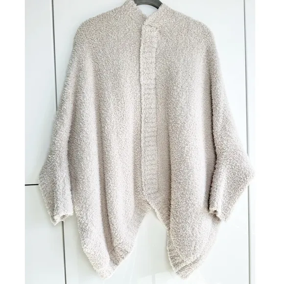 Barefoot Dreams Shrug Size Large/XL Natural Color Cozy Warm Soft Cozy Chic