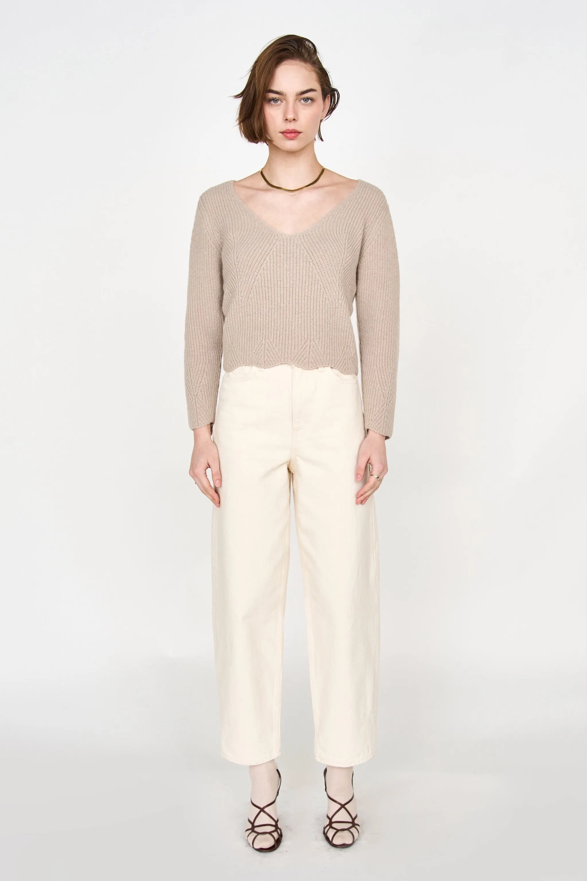 Bellagio Sweater in Taupe