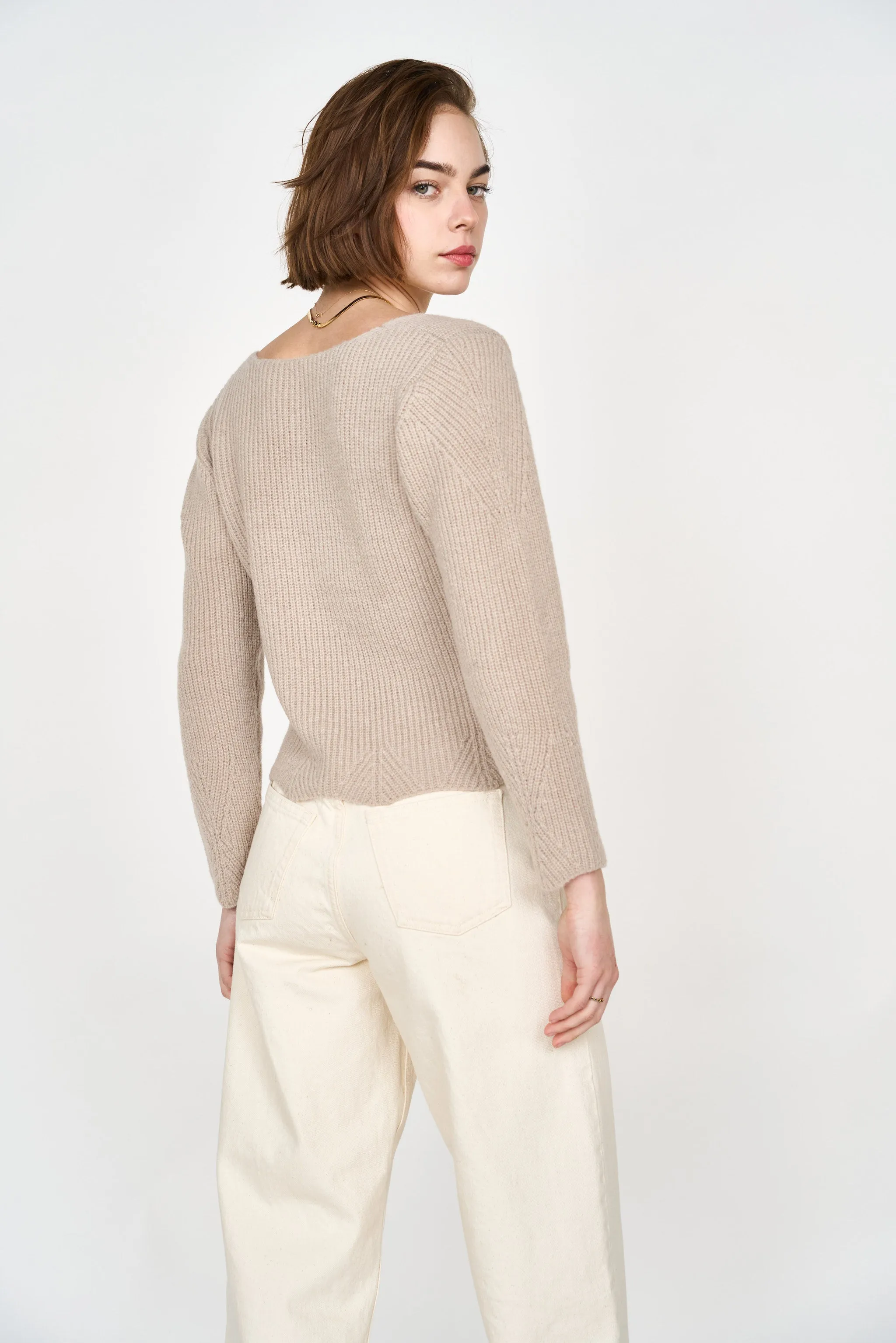 Bellagio Sweater in Taupe