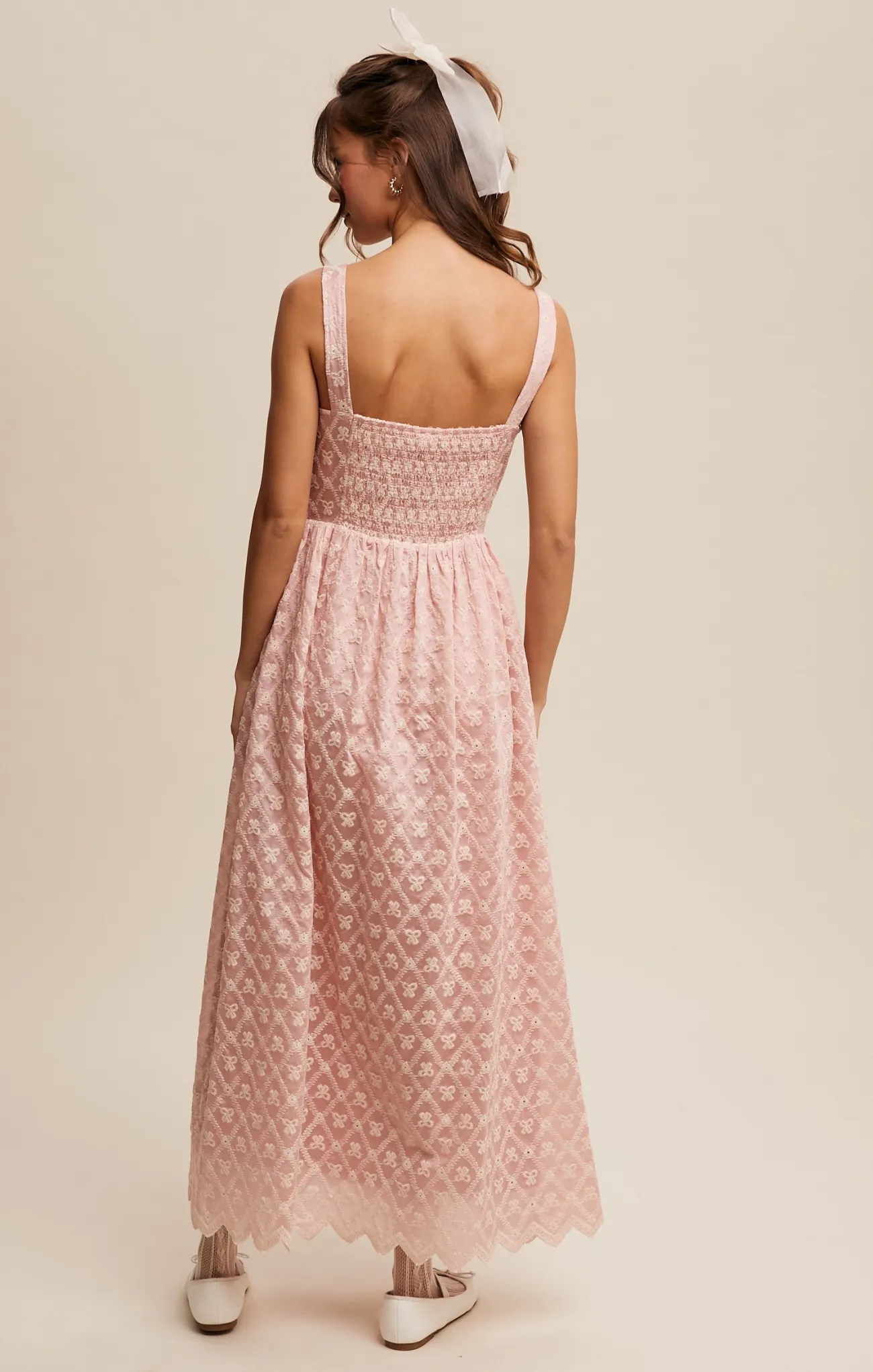 Bethany Bow Maxi Dress