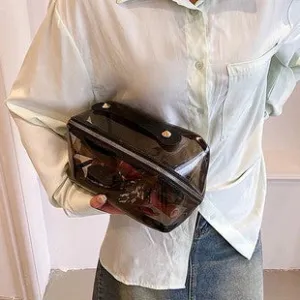 Black Clear Make Up Case