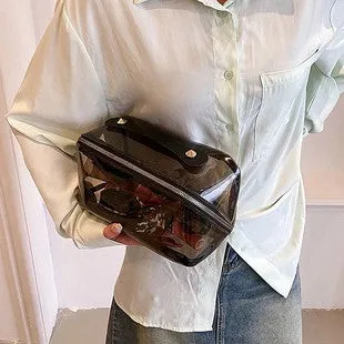 Black Clear Make Up Case