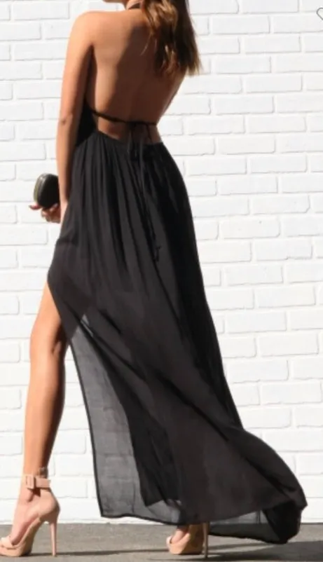Black Hawk Maxi Dress