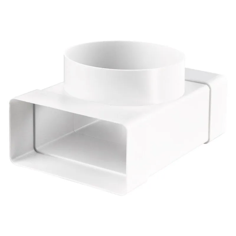 Blauberg Flat Plastic Ducting Transformer T Piece 110x54mm - 100mm