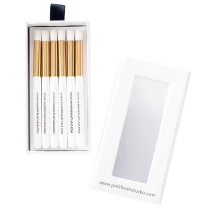 Blending Brushes 1/4 “ Round Set of 6 Pinkfresh