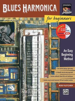 Blues Harmonica for Beginners An Easy Beginning Method (Book & CD)