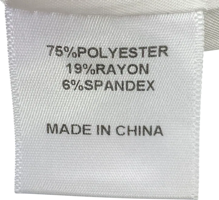 BOA White Boxy Waistcoat UK XS