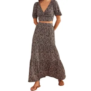 Boden Jersey Maxi Skirt NWT