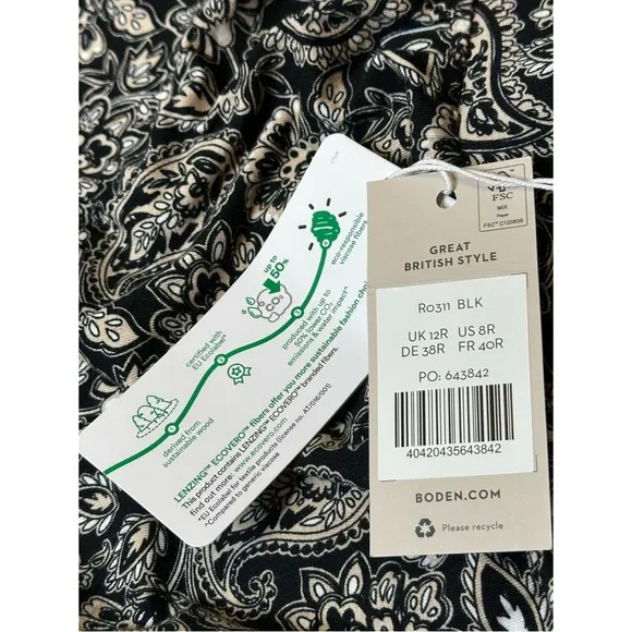 Boden Jersey Maxi Skirt NWT