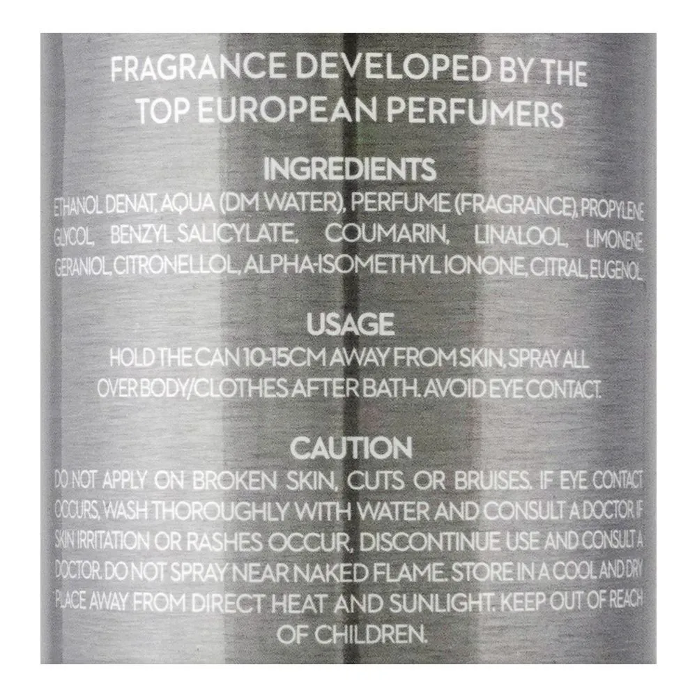 Bold Allure Perfumed Body Spray| Deodorant | For Men