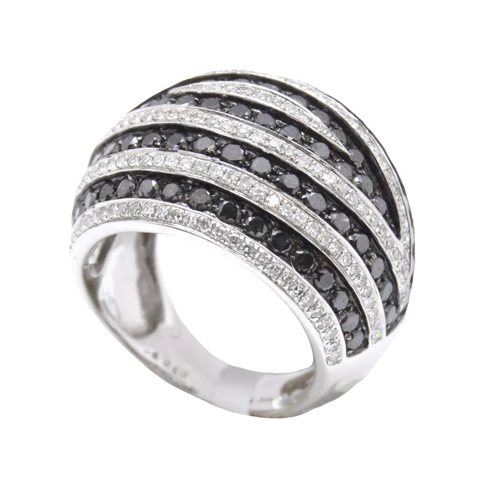 Bold Black Diamond Ring