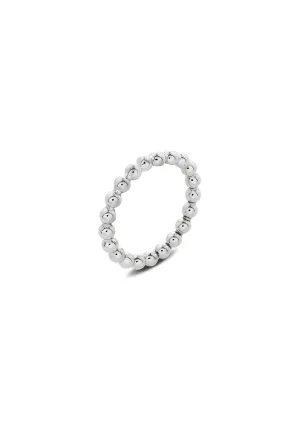 Bold Champagne Ring Silver