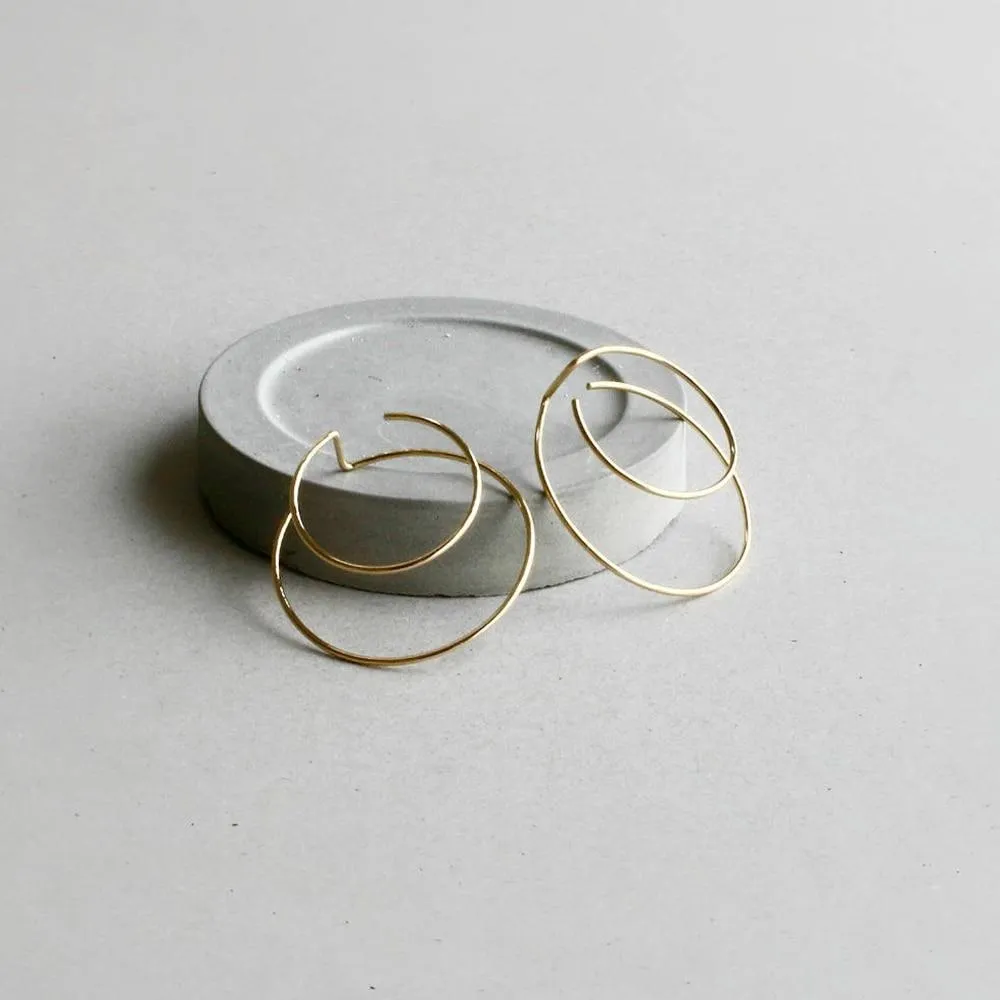 Bold Circles Hoops