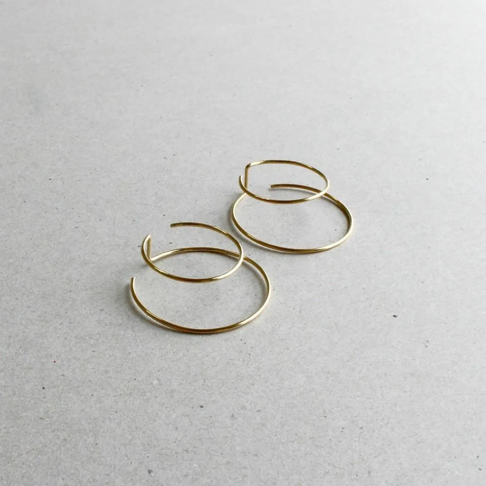 Bold Circles Hoops