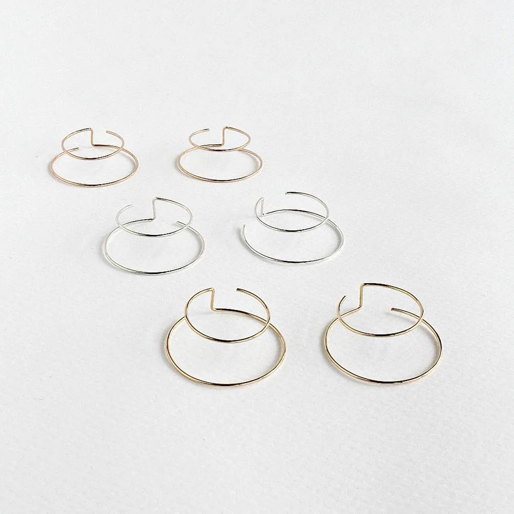 Bold Circles Hoops
