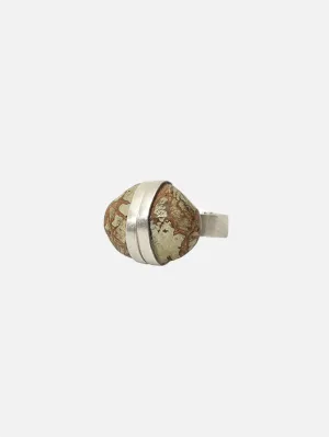 Bold  Cuff Ring - Silver