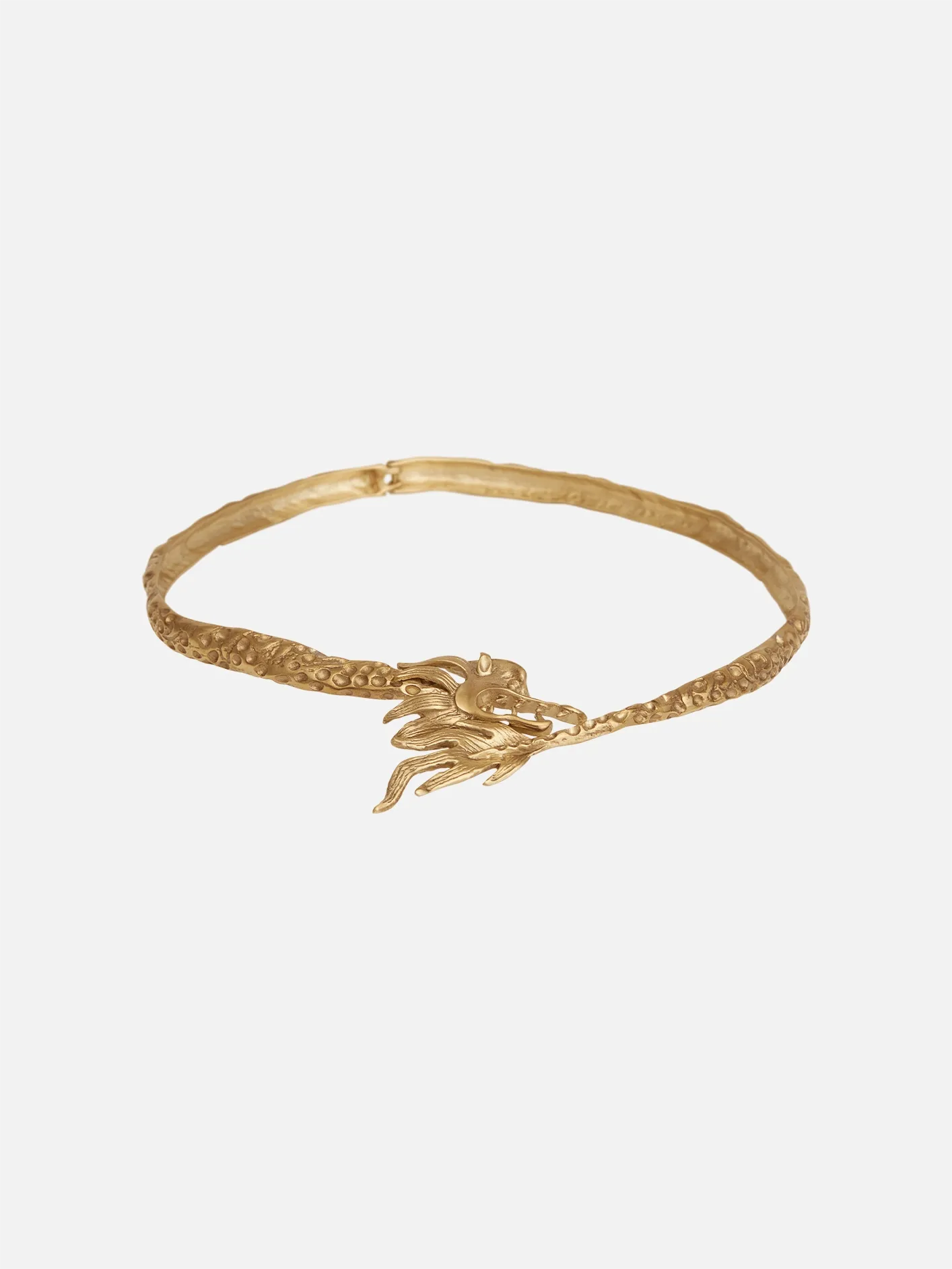 Bold  Dragon Choker - Gold