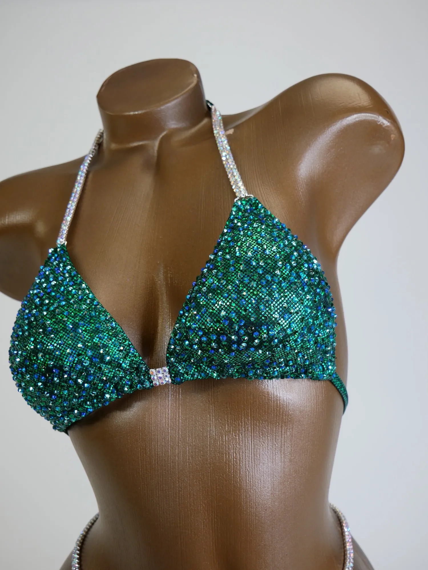 Bold Green Bikini Suit