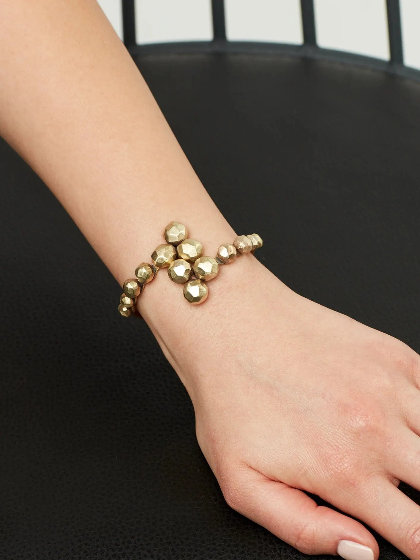 Bold  Lightning Bracelet - Gold
