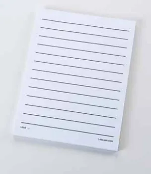 Bold Line Paper-3/4" Space-White