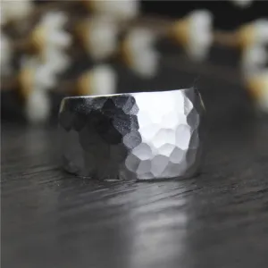 Bold Wild Hammered Ring