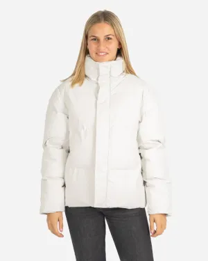 Boxy Puffer Jacket - Off White