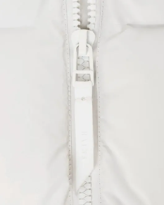 Boxy Puffer Jacket - Off White