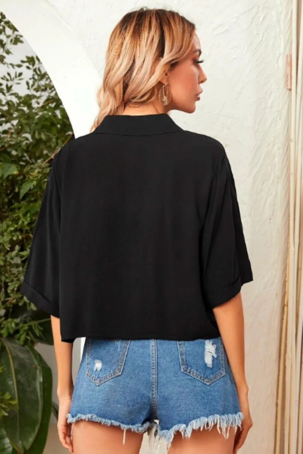 Boxy Shirt Black