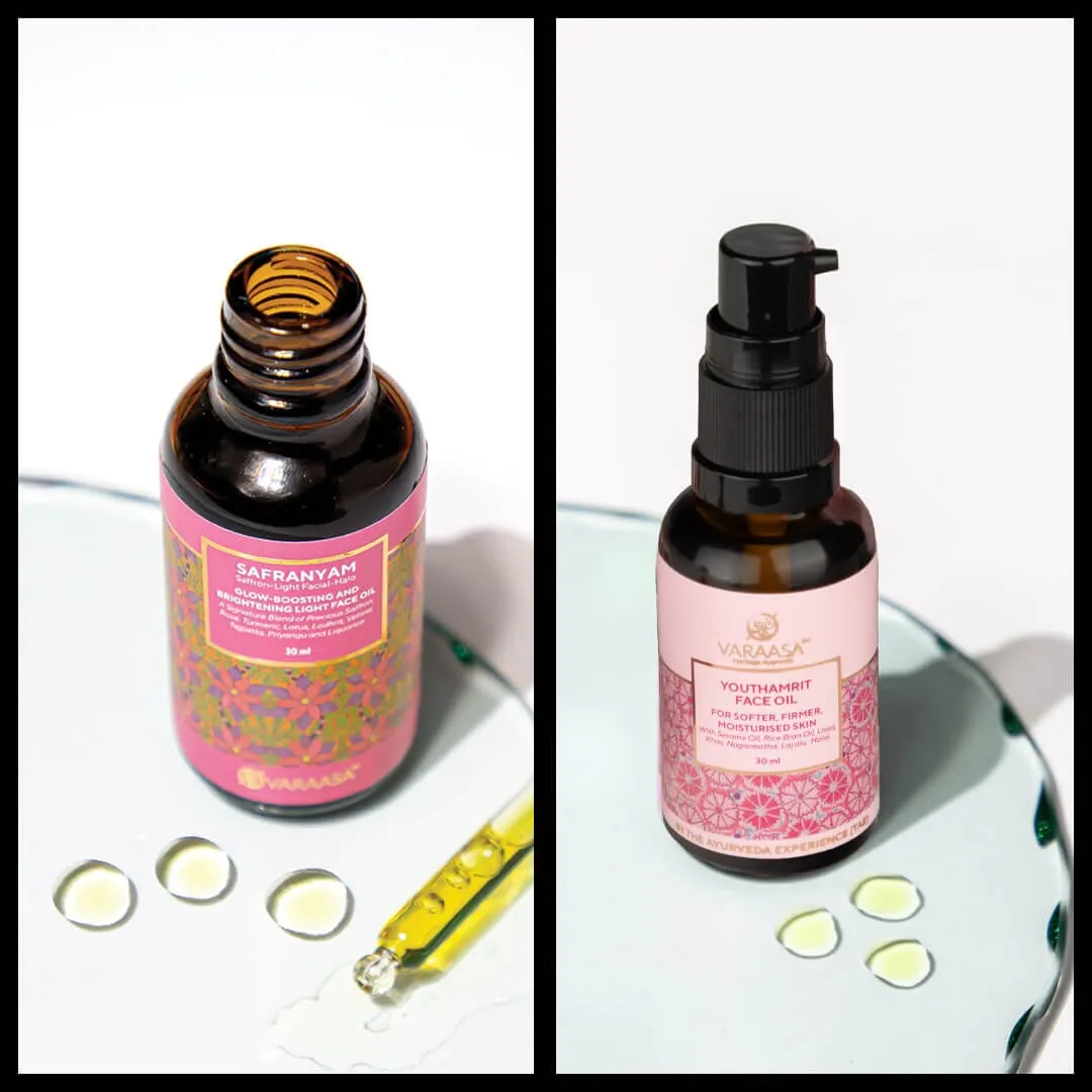 Brighten & Firm Face Oil Duo
