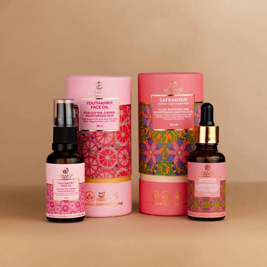 Brighten & Firm Face Oil Duo