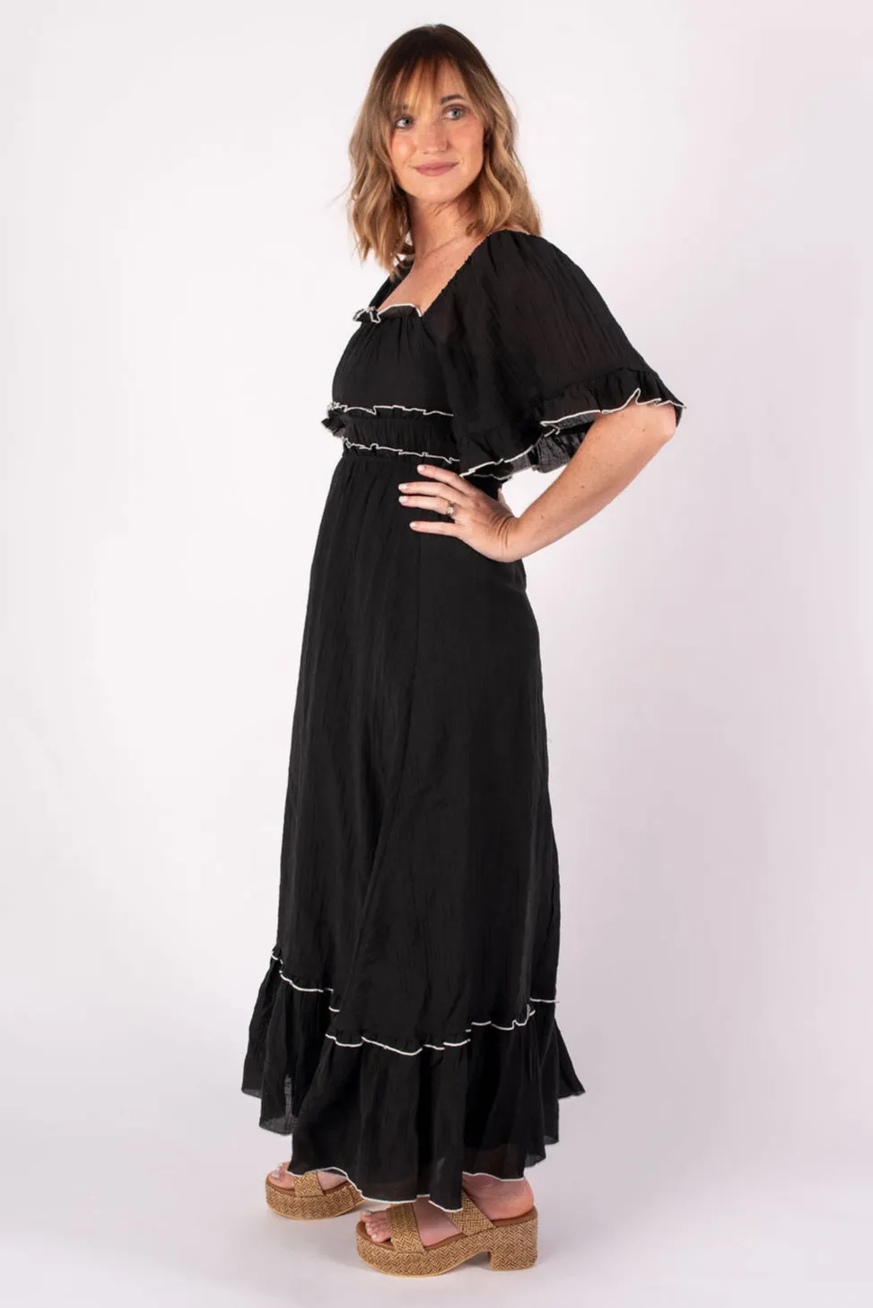 Brynn Short Sleeve Maxi Dress