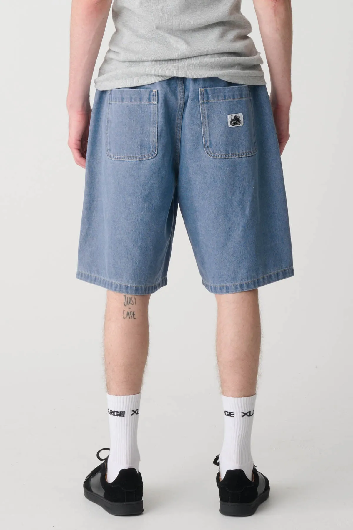 BULL DENIM 91 ELASTIC SHORT - MID BLUE DENIM